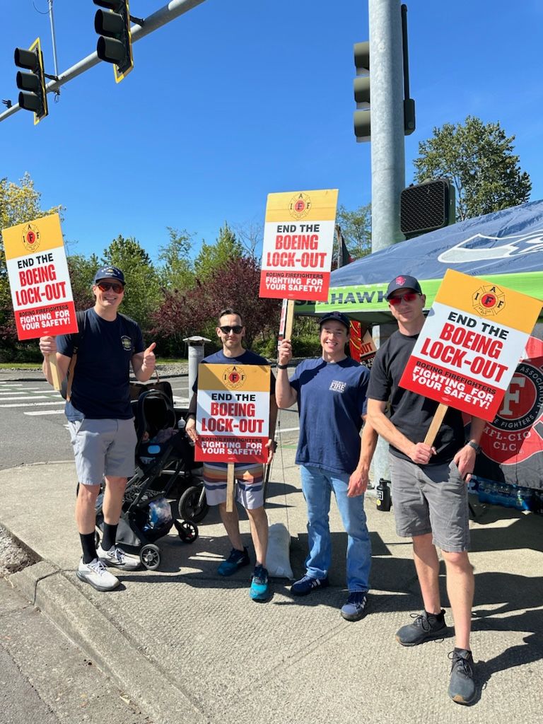 IAFF Local 1747 Union Picket